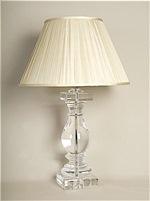 ALEXANDERS 43CM CRYSTAL VENETIAN BALUSTRE LAMP